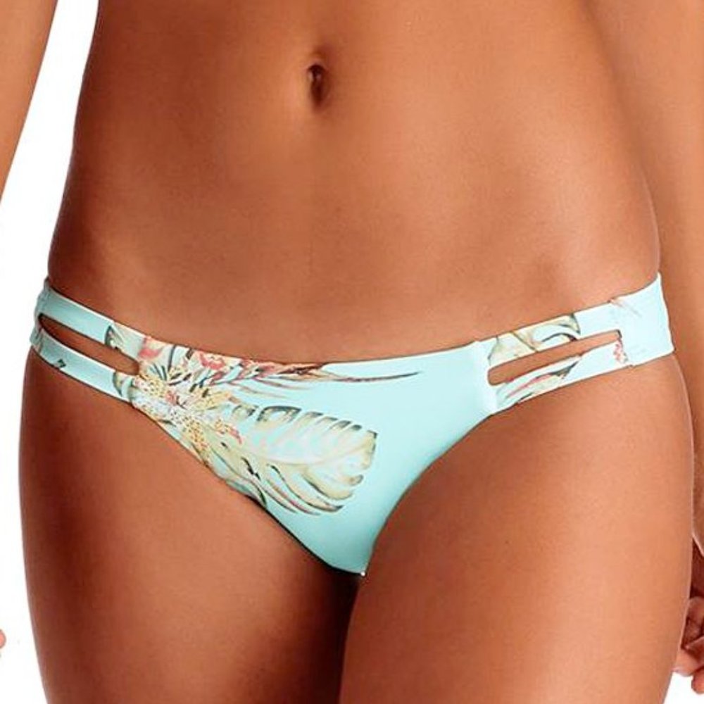 Vitamin A ‘Lagoon’ Bikini Hipster Swimsuit Bottom in Paradise Color